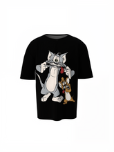 Weird Tom And Jerry Oversized T-Shirts